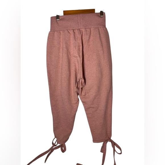 Gymshark Ark Tie High Waist Joggers Deep Blush Marl Pink Womens Size Small - Picture 2 of 13